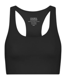Brassière Colorful Standard Femmes Active Cropped Bra Deep Black