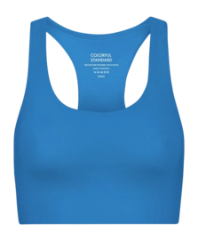Brassière Colorful Standard Femmes Active Cropped Bra Pacific Blue