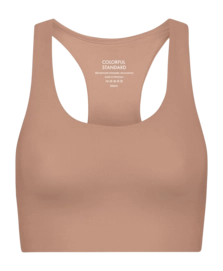 Brassière Colorful Standard Femmes Active Cropped Bra Rosewood Mist