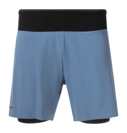 Sportbroek Bergans Men Y LightLine Fast 7 Inch Elemental Blue/Dark Shadow Grey Regular Fit