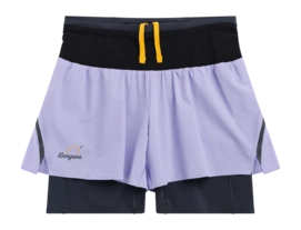Sportbroek Bergans Women Y LightLine Fast 5 Inch Acai Smoothie/Dark Shadow Grey Regular Fit