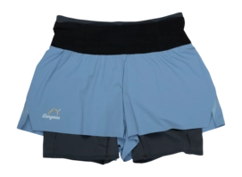 Sportbroek Bergans Women Y LightLine Fast 5 Inch Elemental Blue/Dark Shadow Grey Regular Fit