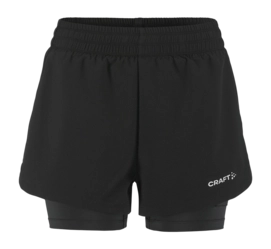 Sportbroek Craft Women ADV Essence 2-In-1 Shorts 2 Black Regular Fit