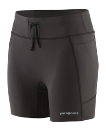 Sportbroek Patagonia Women Endless Run Shorts 6 Inch Black Aansluitend