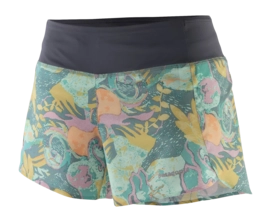 Sportbroek Patagonia Women Strider Pro Shorts 3.5 Inch Moon Tripper: Blue Sage DWR