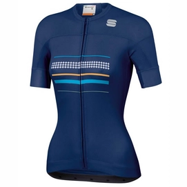 Maillot de Cyclisme Sportful Women Diva Short Sleeve Jersey Blue Twilight-S