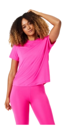 Sportshirt Björn Borg Women Borg Sports T-Shirt Pink Glo