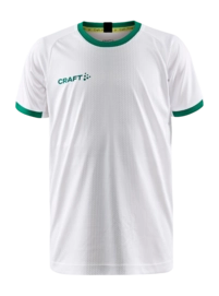 Sportshirt Craft Kids Progress 2.0 Graphic Jersey White/Teamgreen