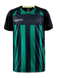 Sportshirt Craft Kids Progress 2.0 Stripe Jersey Black/Team Green