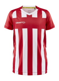 Sportshirt Craft Kids Progress 2.0 Stripe Jersey Bright Red/White