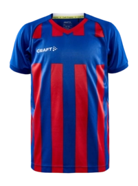 Sportshirt Craft Kids Progress 2.0 Stripe Jersey Club Cobolt/Bright Red