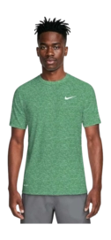 Sportshirt Nike Men Heather Hydroguard Malachite Green