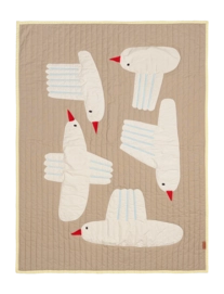 Ferm Living Bird Plaid - L 80 x B - Zand