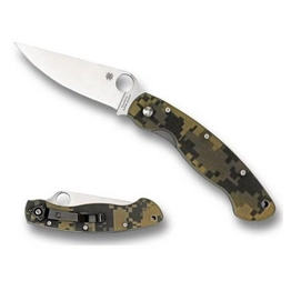 Vouwmes Military PE Camouflage Spyderco