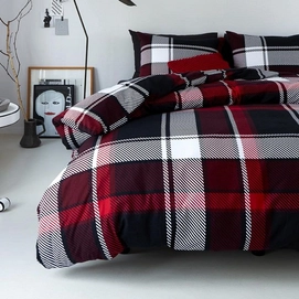 Dekbedovertrek Beddinghouse Stanford Red Flanel