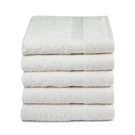 Hand Towel Ivory White (Set of 5)