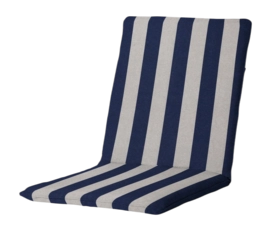 Coussin de Chaise Empilable Madison Amora Blue (97 x 49 cm)