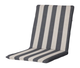 Coussin de Chaise Empilable Madison Amora Grey (97 x 49 cm)
