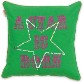 Sierkussen Little Diva Star Green