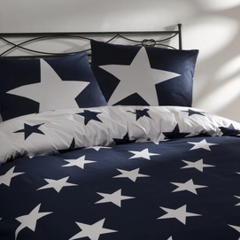 Dekbedovertrek DayDream Stars Navy Katoen