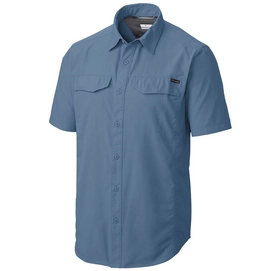 Chemise à manches courtes Columbia Men Silver Ridge Bleu