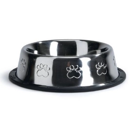 Voer- of drinkbak Beeztees Steeldish Antislip Voetprint