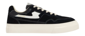 Stepney Workers Club Men Pearl S-Strike Suede Black White