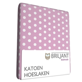 Hoeslaken Briljant Kinder Bea Roze (Katoen)