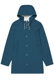 Regenjacke Stutterheim Stockholm Petrol Blue