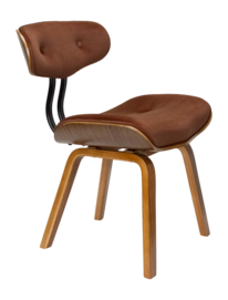 Stoel Dutchbone Blackwood Walnut Brown