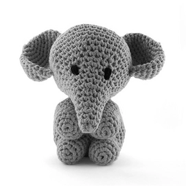 Haakkit Hoooked RibbonXL Olifant Mo Grijs
