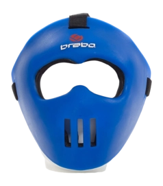 Strafcornermasker Brabo Face Mask Blue - Junior