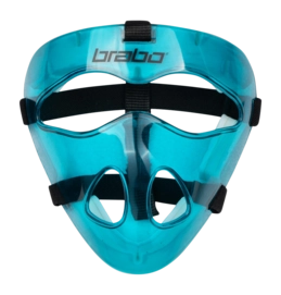 Strafcornermasker Brabo Face Mask Elite Blue - Junior