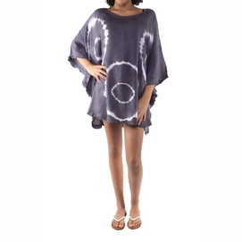 Strandkleid Pure Kenya Batik Short Dress Gray