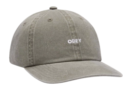 Strapback Cap Obey Pigment Bold 6 Panel Herren Pigment Olive FW25