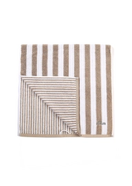 Handdoek S Oliver Bath Stripes Beige (set van 3)