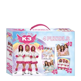 Puzzel Studio 100 K3 4-in-1 (249 stukjes)