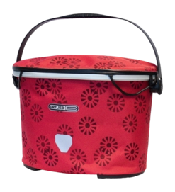 Stuurtas Ortlieb Unisex Up Town Floral 17,5L Red