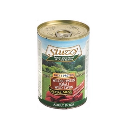 Blikvoer Stuzzy Dog Adult Wild Zwijn (24 stuks) 24 x 400 g