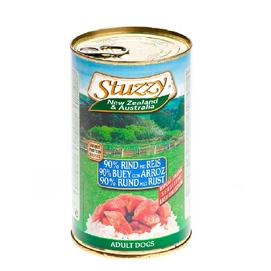 Blikvoer Stuzzy Dog Adult Rund & Rijst (12 stuks) 12 x 700 g