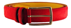 Wildleder Gürtel Rot