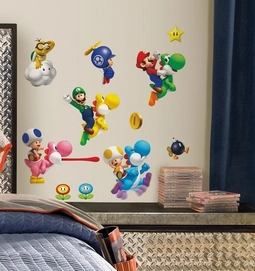 Muursticker Mario