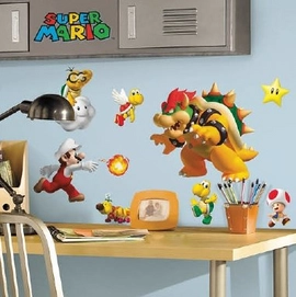 Muursticker Mario Luigi