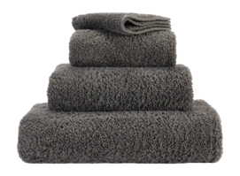Bath Towel Abyss & Habidecor Super Pile Gris (105 x 180 cm)