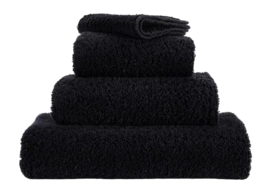 Guest Towel Abyss & Habidecor Super Pile Black (30 x 50 cm)