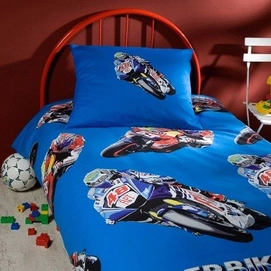 Dekbedovertrek DayDream Super Bikes Blauw Katoen