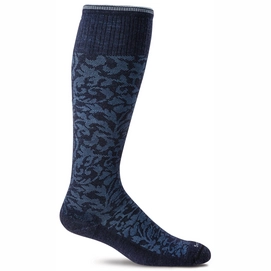 Bas de Contention Sockwell Damask SW16W Navy Femmes-Taille 35 - 38