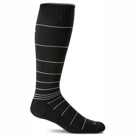 Bas de Contention Sockwell Circulator SW1M Black Stripes Hommes-Taille 39 - 43