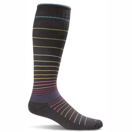 Bas de Contention Sockwell Circulator SW1W Black Stripes Femmes-Taille 35 - 38