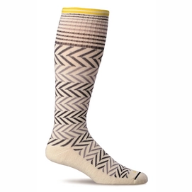 Compressiekousen Sockwell Chevron SW7W Natural Dames